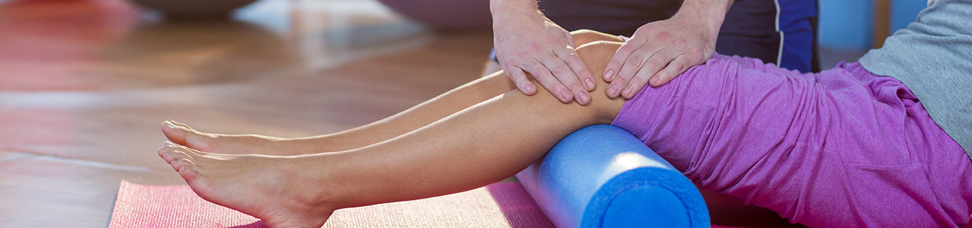 Occupational health treatment with a foam roller