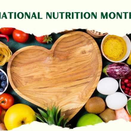 national nutrition month heart shaped bowl 