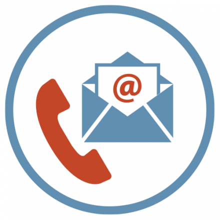 Phone and email icon