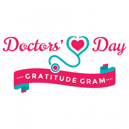 Doctor's Day Gratitude Gram graphic
