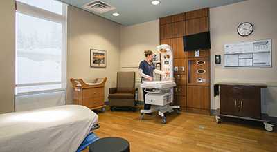 Patient Room at Joseph Family Center for Women and Newborn Care