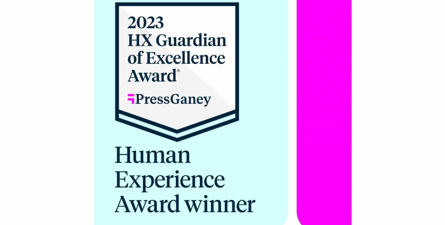 Press Ganey Guardian of Excellence Award 2023 logo
