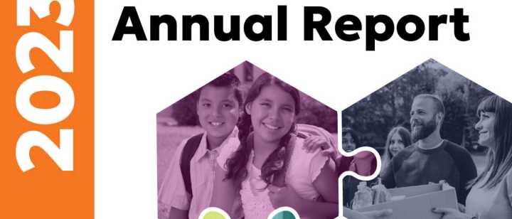 2023 Community Health Annual Report, puzzle pieces with images of people