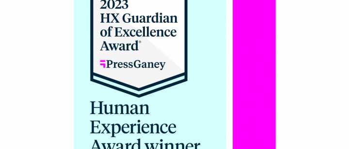 Press Ganey Guardian of Excellence Award 2023 logo