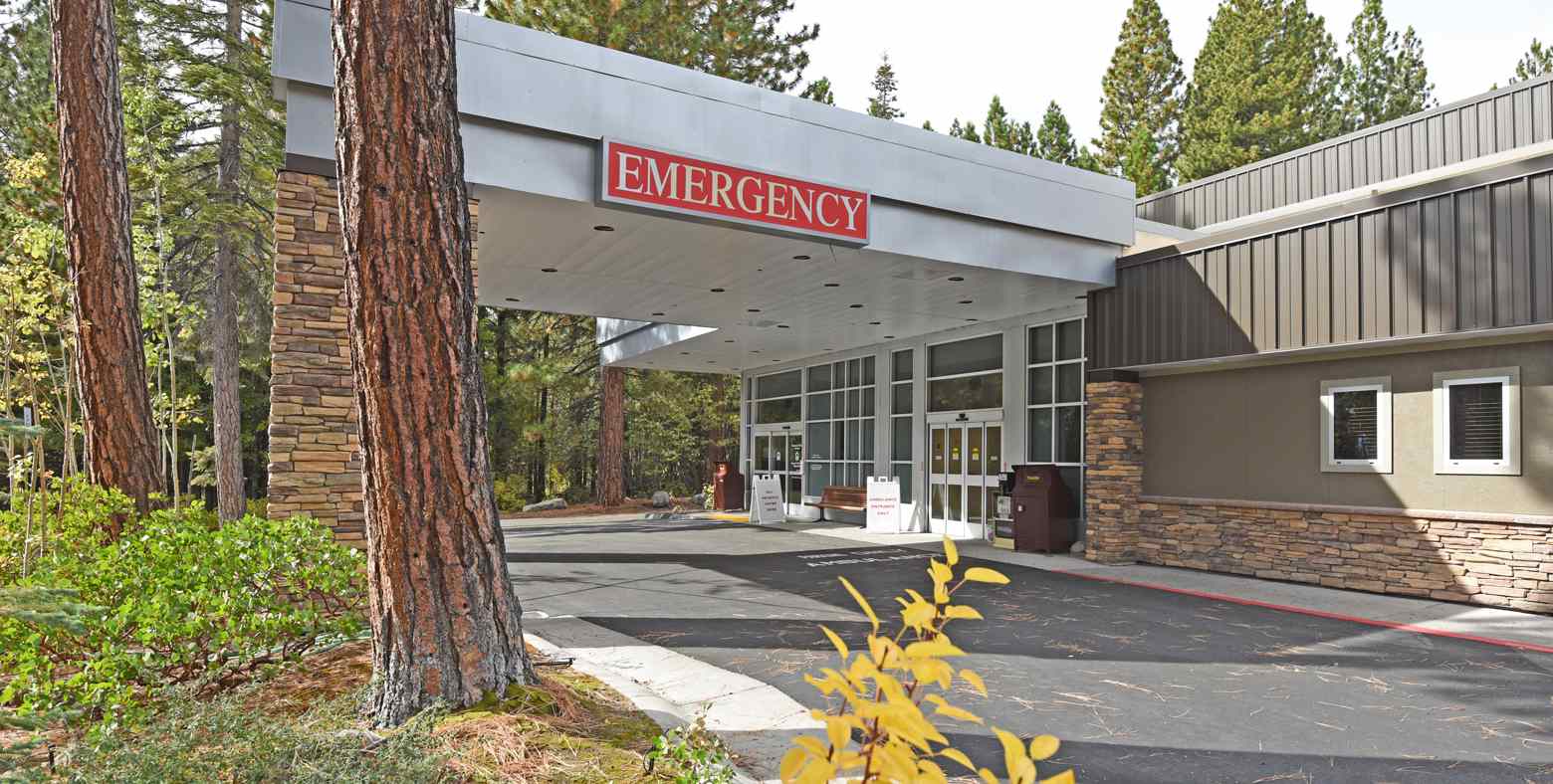 Emergency entrance to incline village community hospital