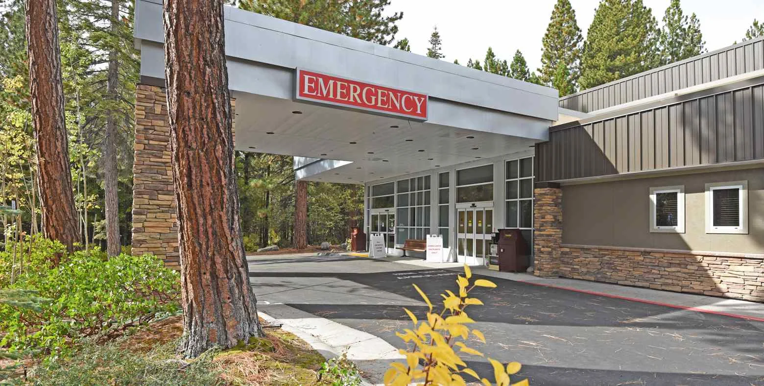 Emergency entrance to incline village community hospital