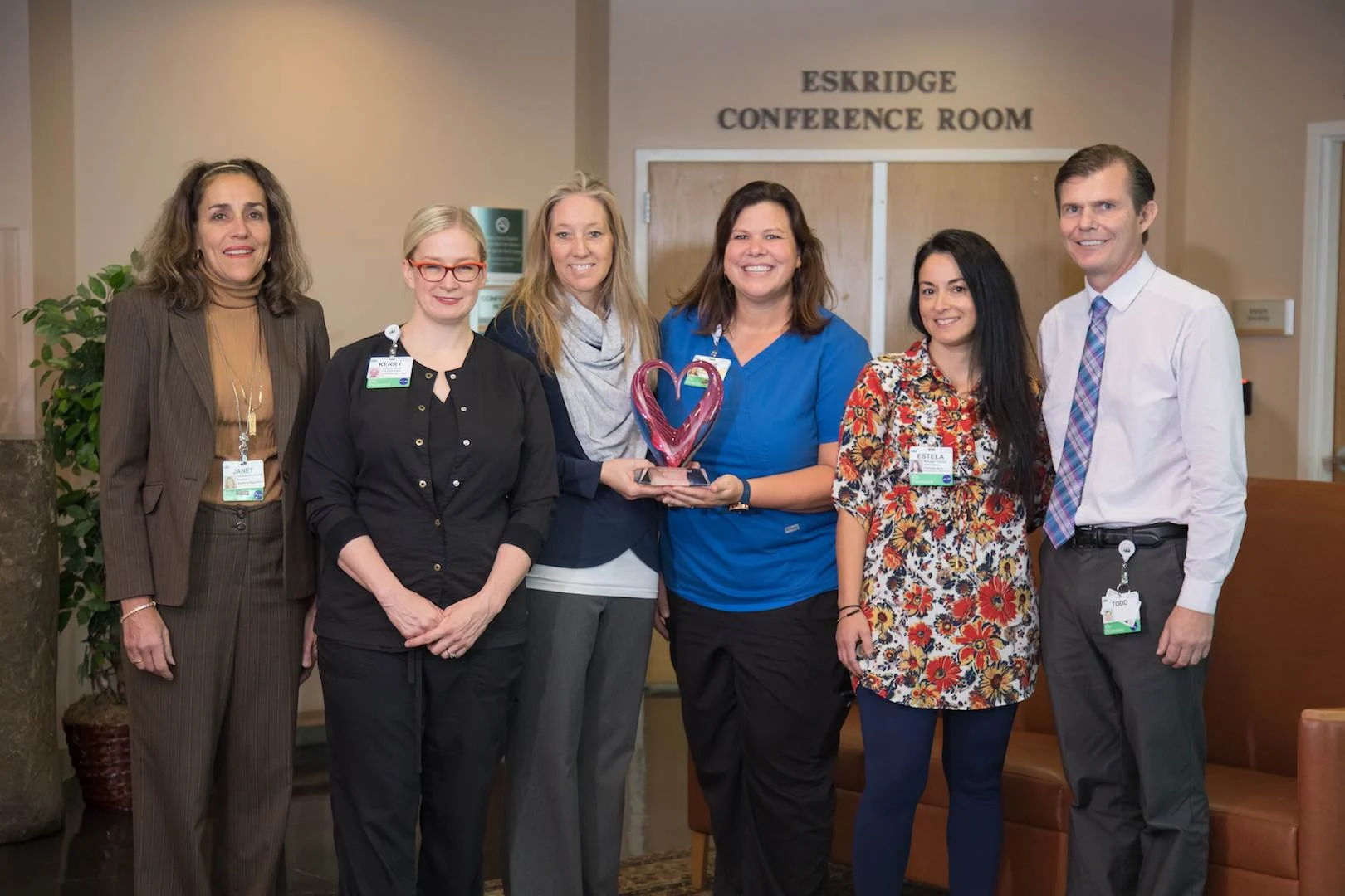 BETA-Heart-2019 Members of Tahoe Forest Health System with BETA HEART Achievement Award