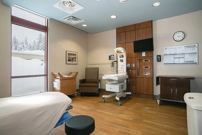 Delivery room at the Joseph Family Center Delivery room at the Joseph Family Center