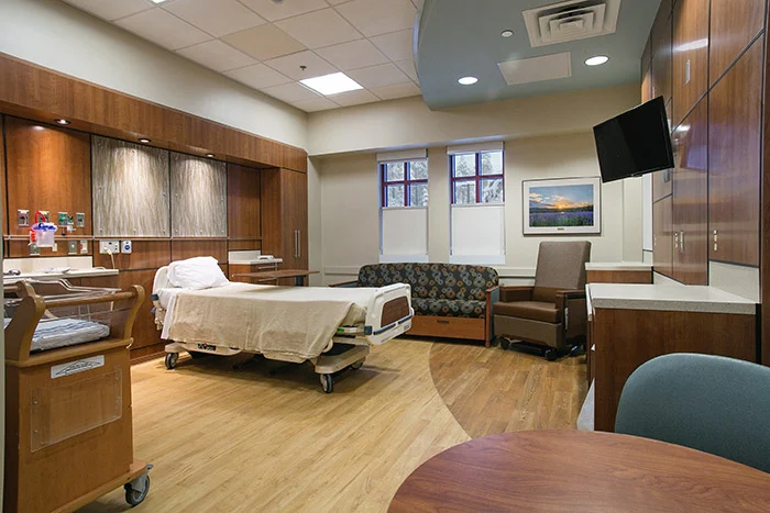 Delivery room at the Joseph Family Center Delivery room at the Joseph Family Center