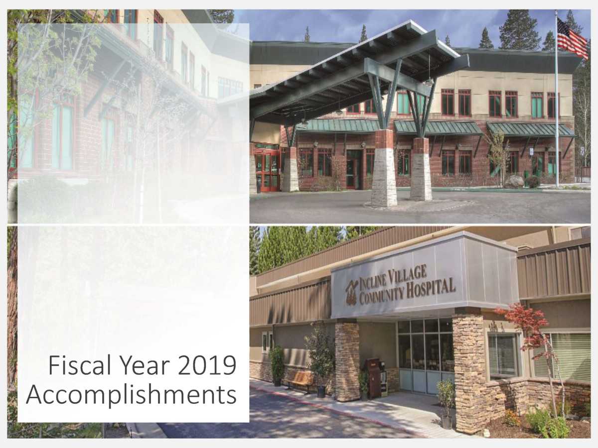 FY 2019 Annual Accomplishments report cover