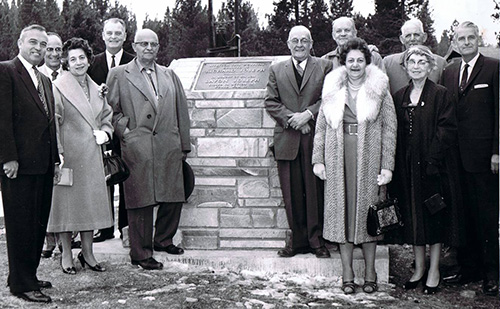 Hospital land dedication ceremony in 1960