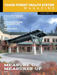 Tahoe Forest Health System Magazine Vol 2, Number 2
