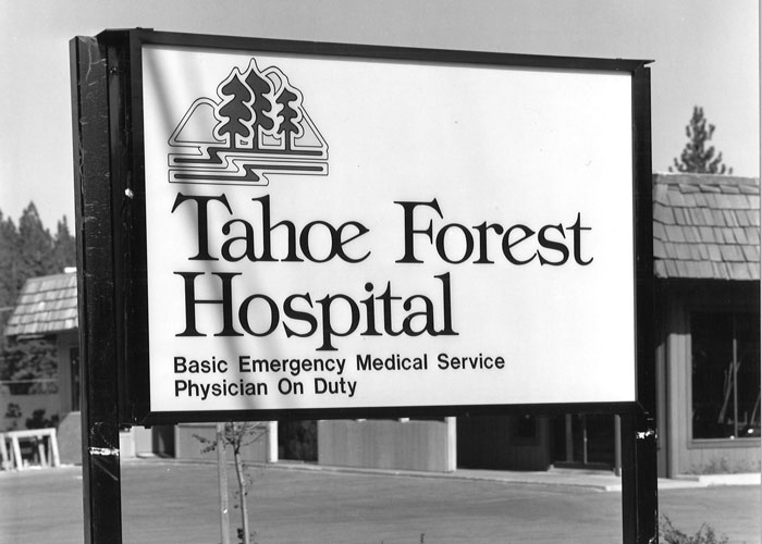 Tahoe Forest roadway sign