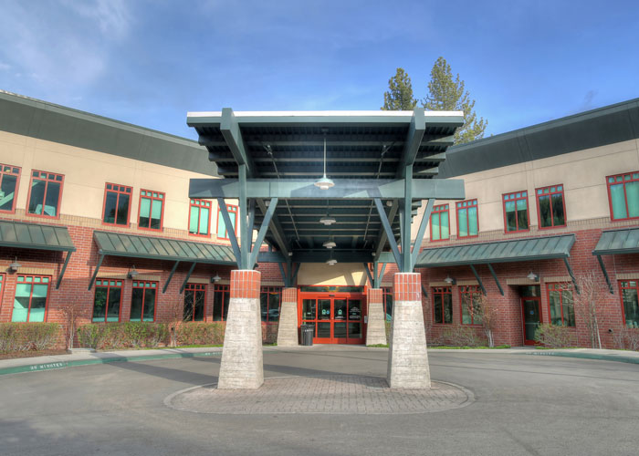 color photo of new western addition to Tahoe Forest Hospital