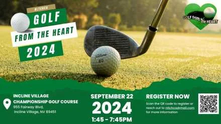 Auxiliary Golf Tournament Banner-2 Golf from the heart 2024 flyer