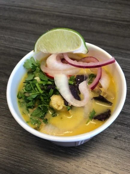 bowl of coconut curry chicken