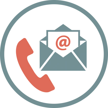 phone and email icons