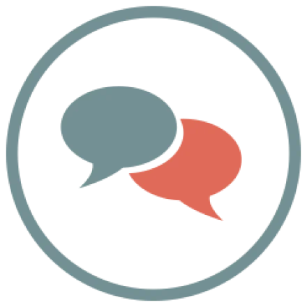 speech bubble icons