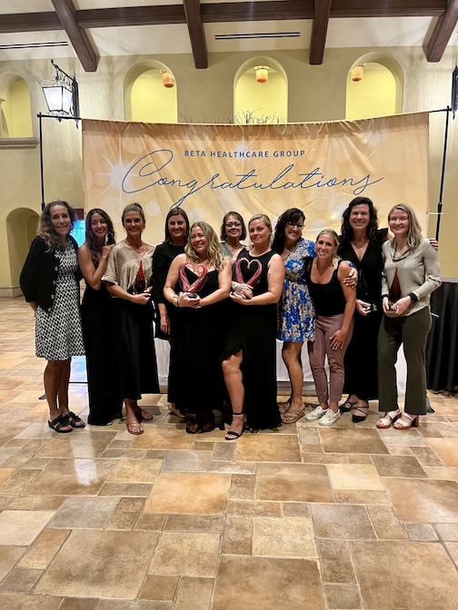 TFHS employees with awards