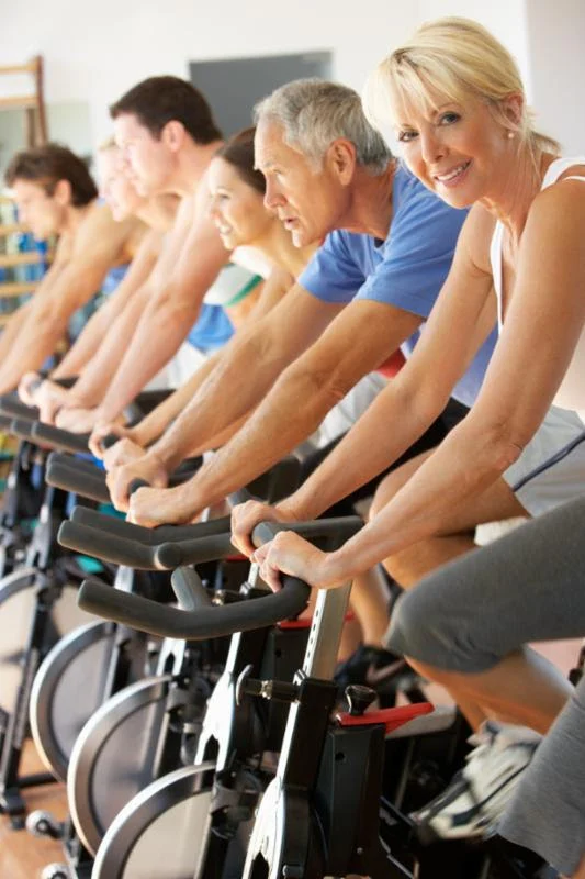 stationarybike riding stationary bike