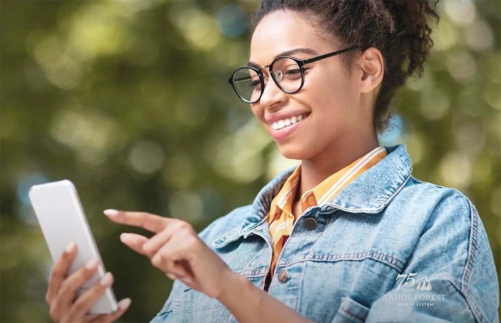 tech-patient-care Woman using a phone