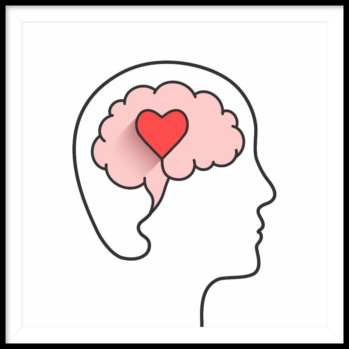 brainlove brain and heart cartoon