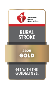 GWTG_RURAL-STROKE_2025_Gold_4C 2025 Get with the Guidelines Rural Stroke Award designation seal