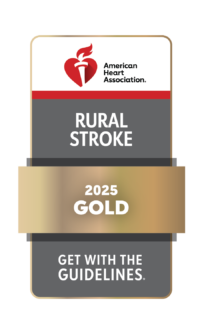 GWTG_RURAL-STROKE_2025_Gold_4C 2025 Get with the Guidelines Rural Stroke Award designation seal