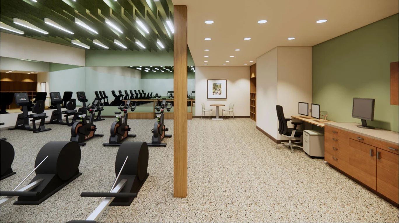 cardiorendering room of cardio equipment