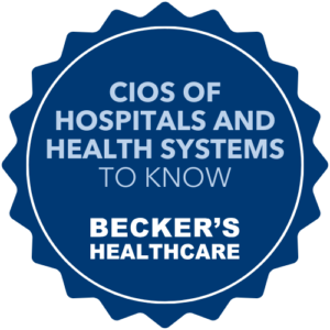 Beckers CIOs to Know 2025 badge