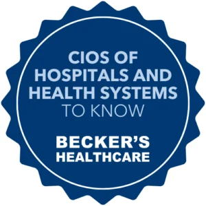 Beckers CIOs to Know 2025 badge