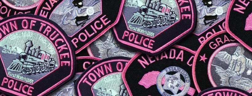 pink police badges