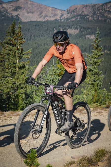Dr. Joshua Pfent at Leadville 100 MTB Race
