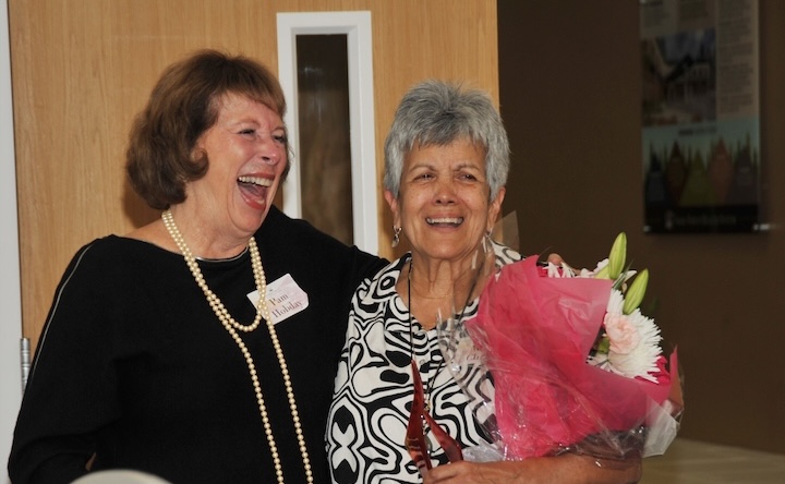 Pam Hobday and Michelle Clukey