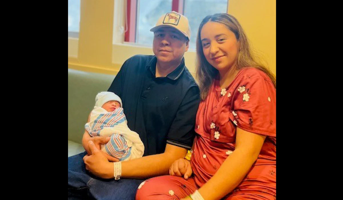 First Baby of 2026 with parents