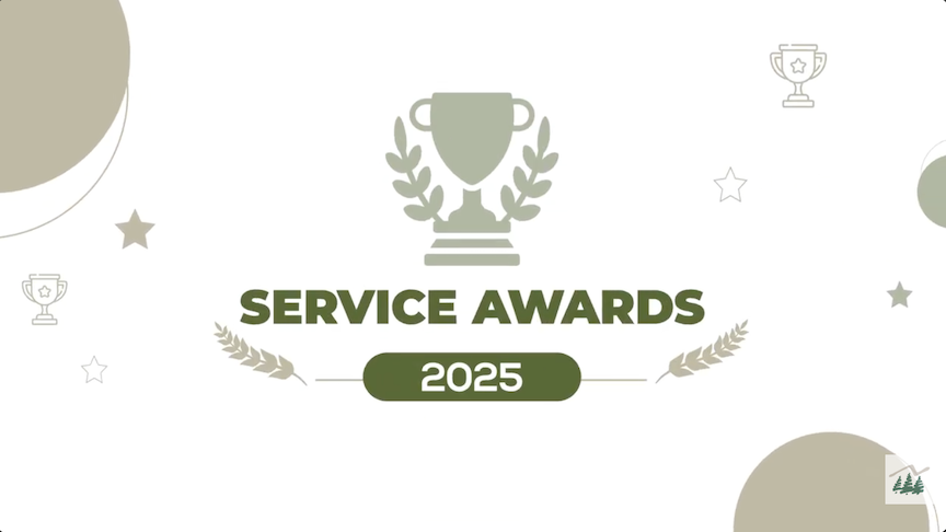 2025 Service Awards banner