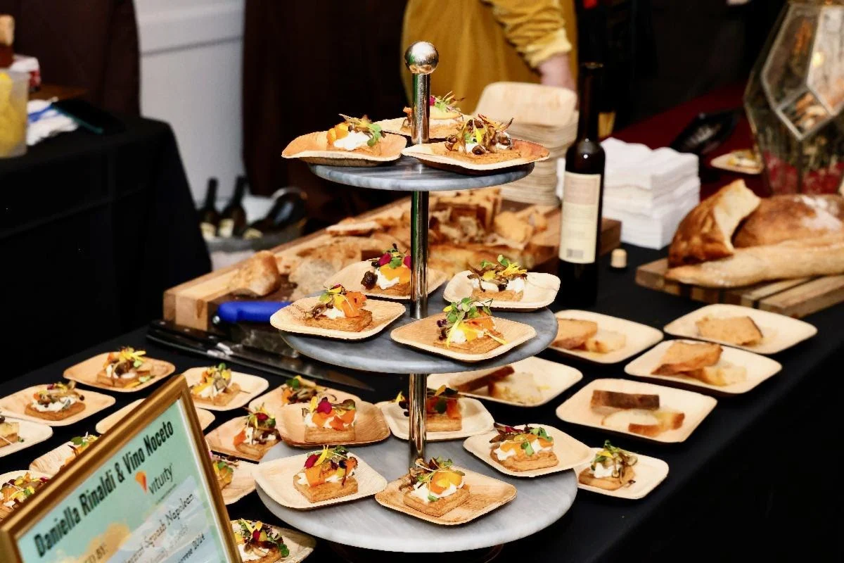 bestof4 tower of hors d'oeuvres at the best of fundraiser