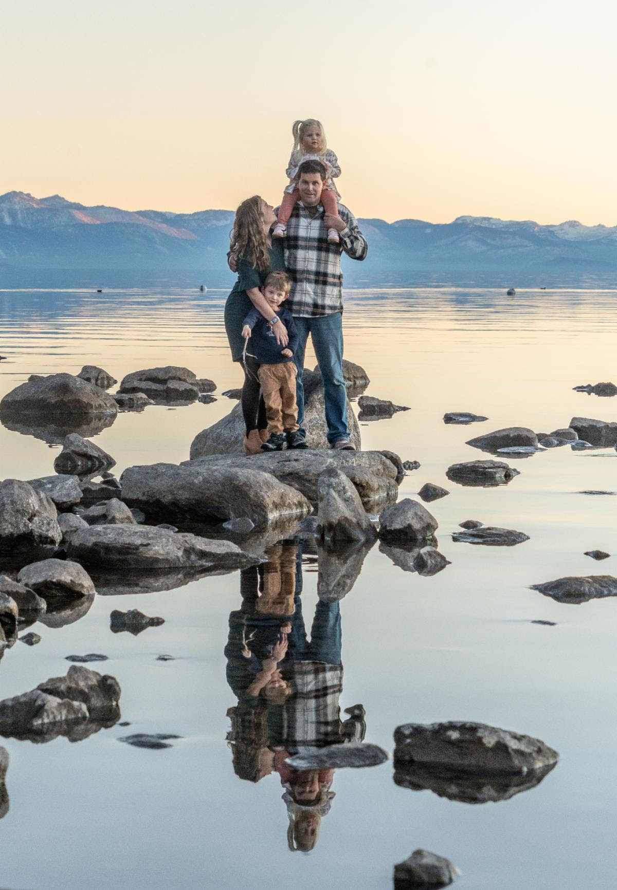 Karli Bunnell, husband and kids