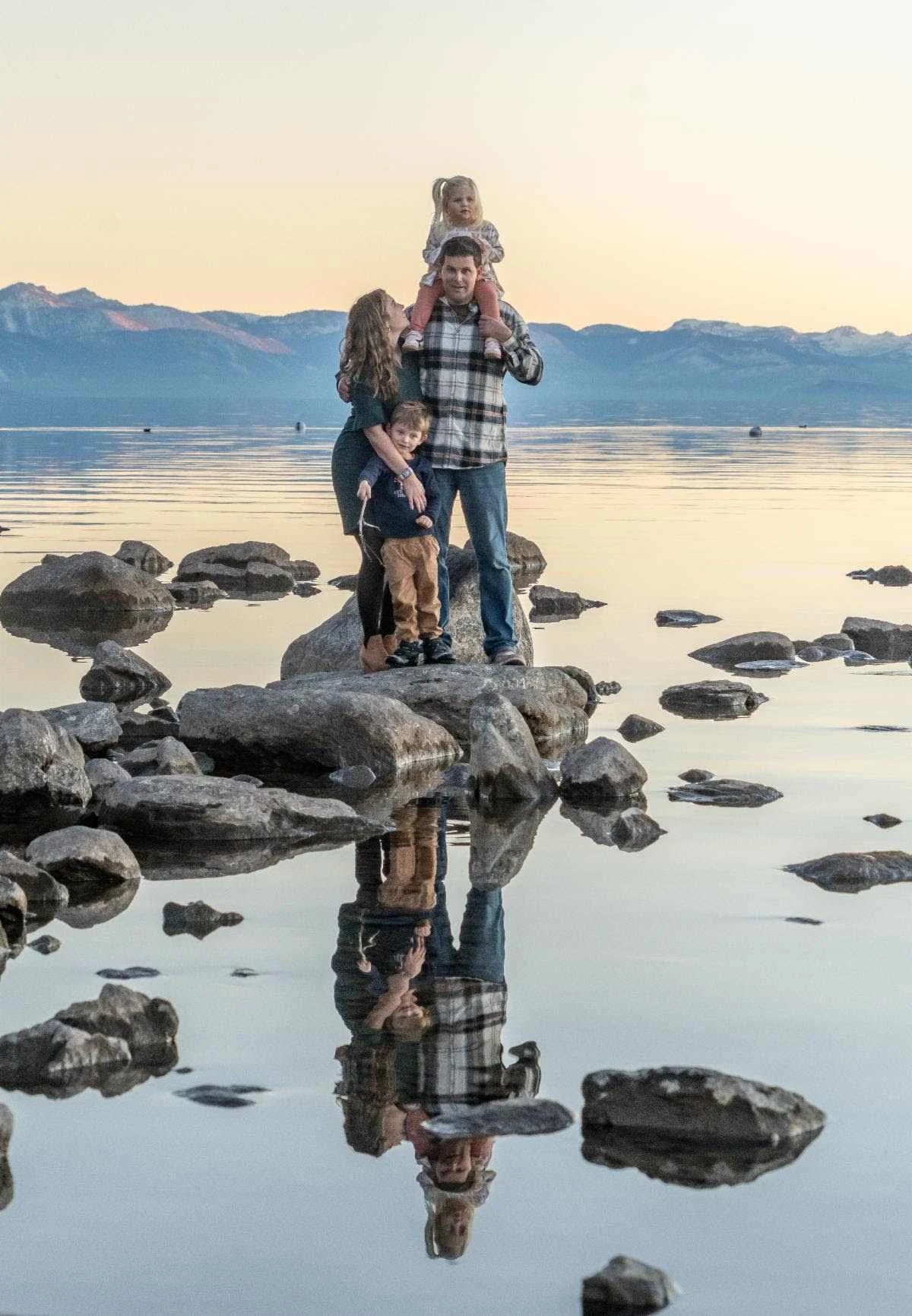 Karli Bunnell, husband and kids