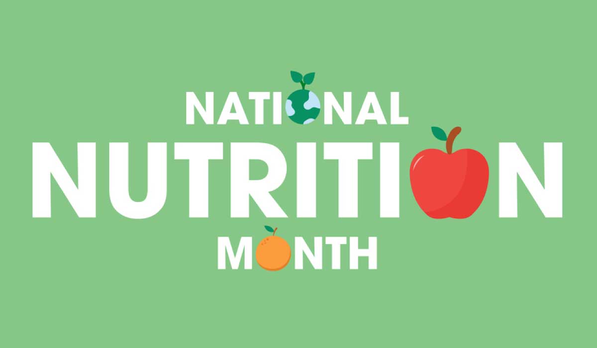 National Nutrition Month banner