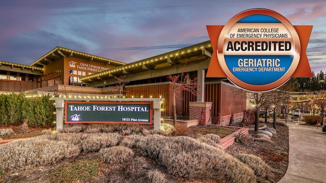 TFH exterior sign, Cancer Center, GEDA seal