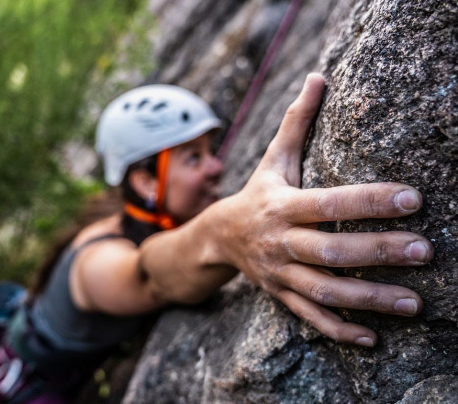 rock climbing