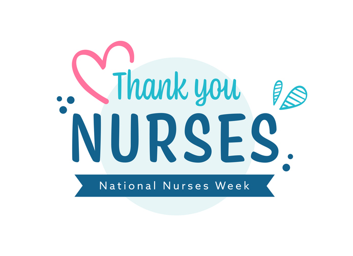 Thank you Nurses, National Nurses Week banner