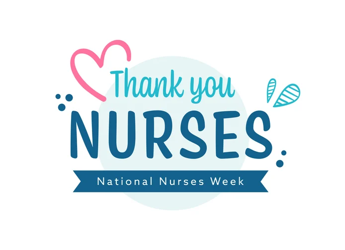 Thank you Nurses, National Nurses Week banner