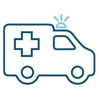 ambulance-outline outline ambulance icon