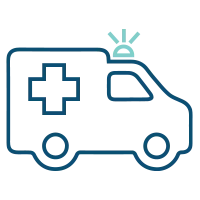 ambulance-outline outline ambulance icon