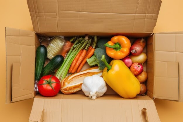 csabox box of various vegetables