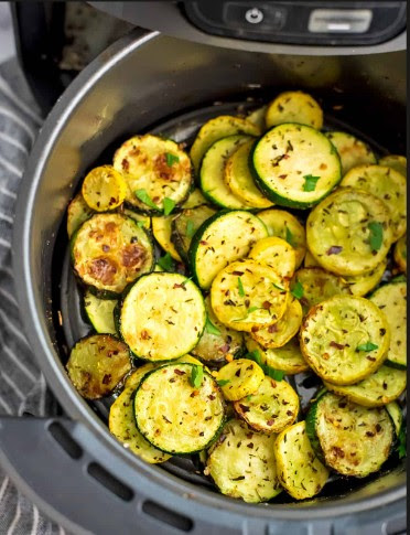 zuchinni seasoned zuchinni in air fryer