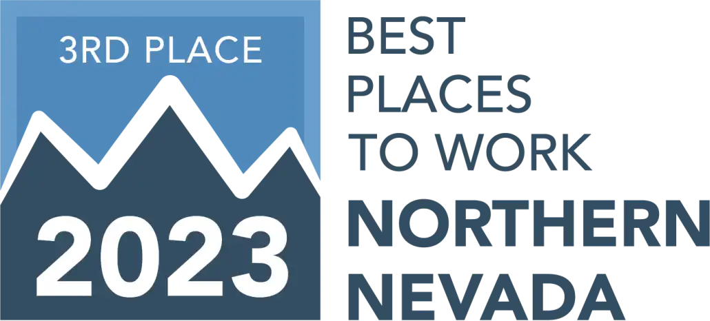 Best Places to Work Northern Nevada - second place 2022