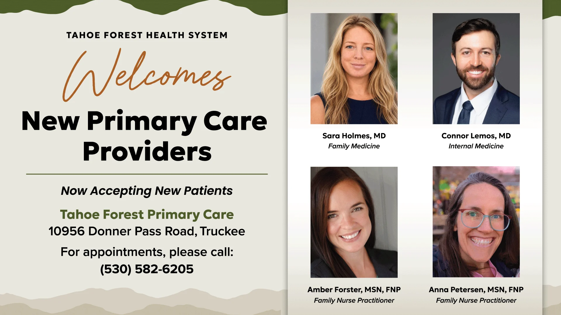 Web-News-Item—New-PCPs-Fall-2026 welcome four primary care providers